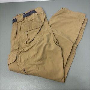 Duluth Trading Co Camel Men's Dry on the Fly Cargo Pants Neutral Lx30 Relaxed